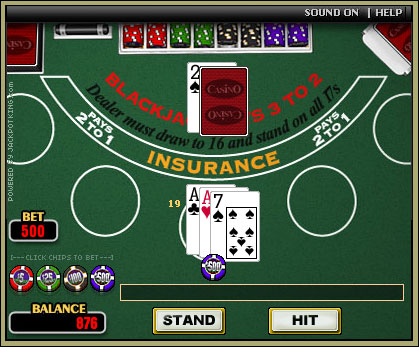 free online black jack game